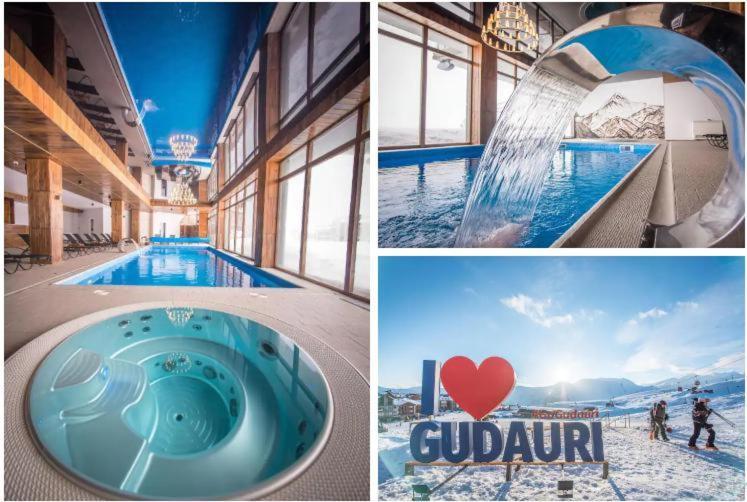 Crystal Deluxe, Four Seasons F2, New Gudauri Apartment ภายนอก รูปภาพ
