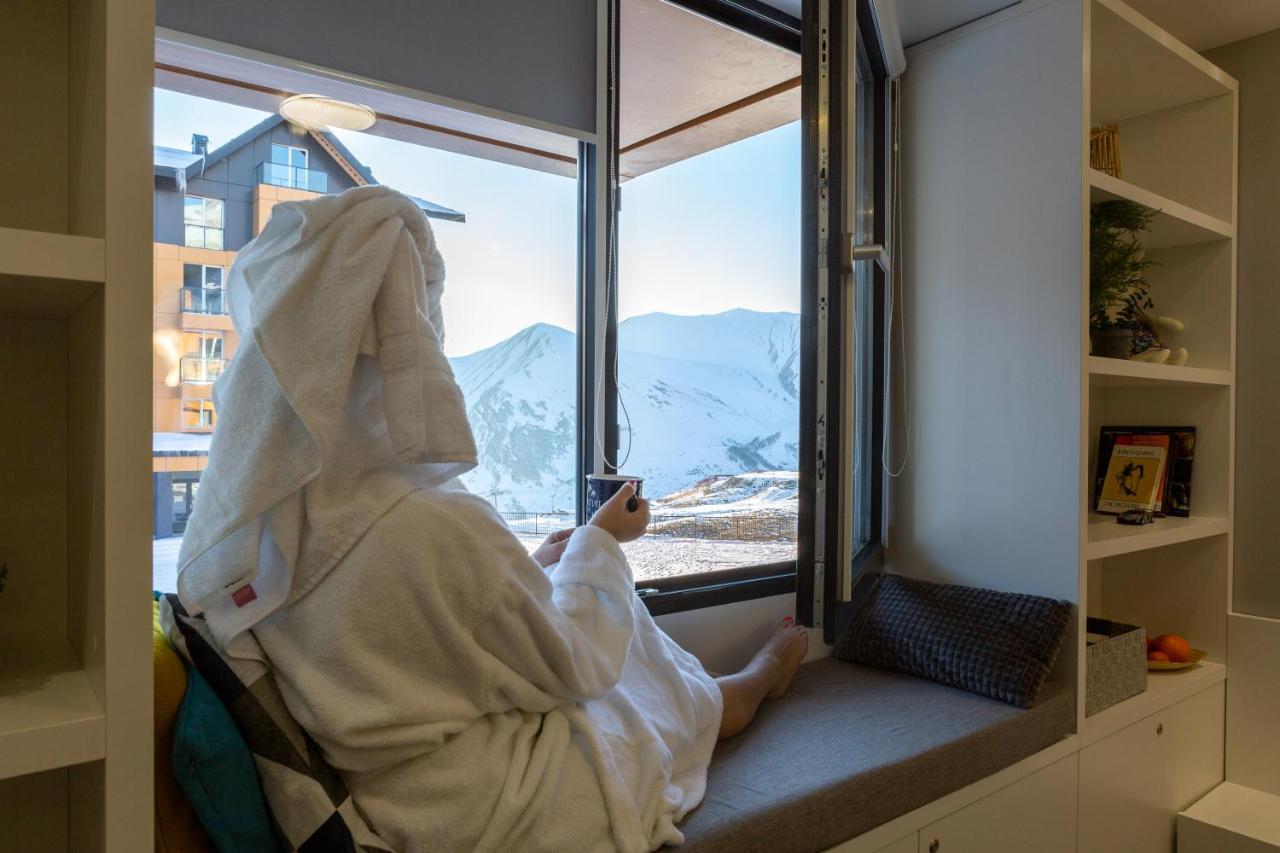 Crystal Deluxe, Four Seasons F2, New Gudauri Apartment ภายนอก รูปภาพ